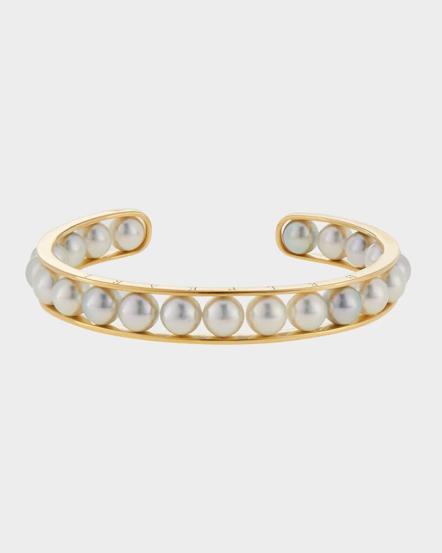 Belpearl Kobe Akoya Pearl Bangle Bracelet | Neiman Marcus
