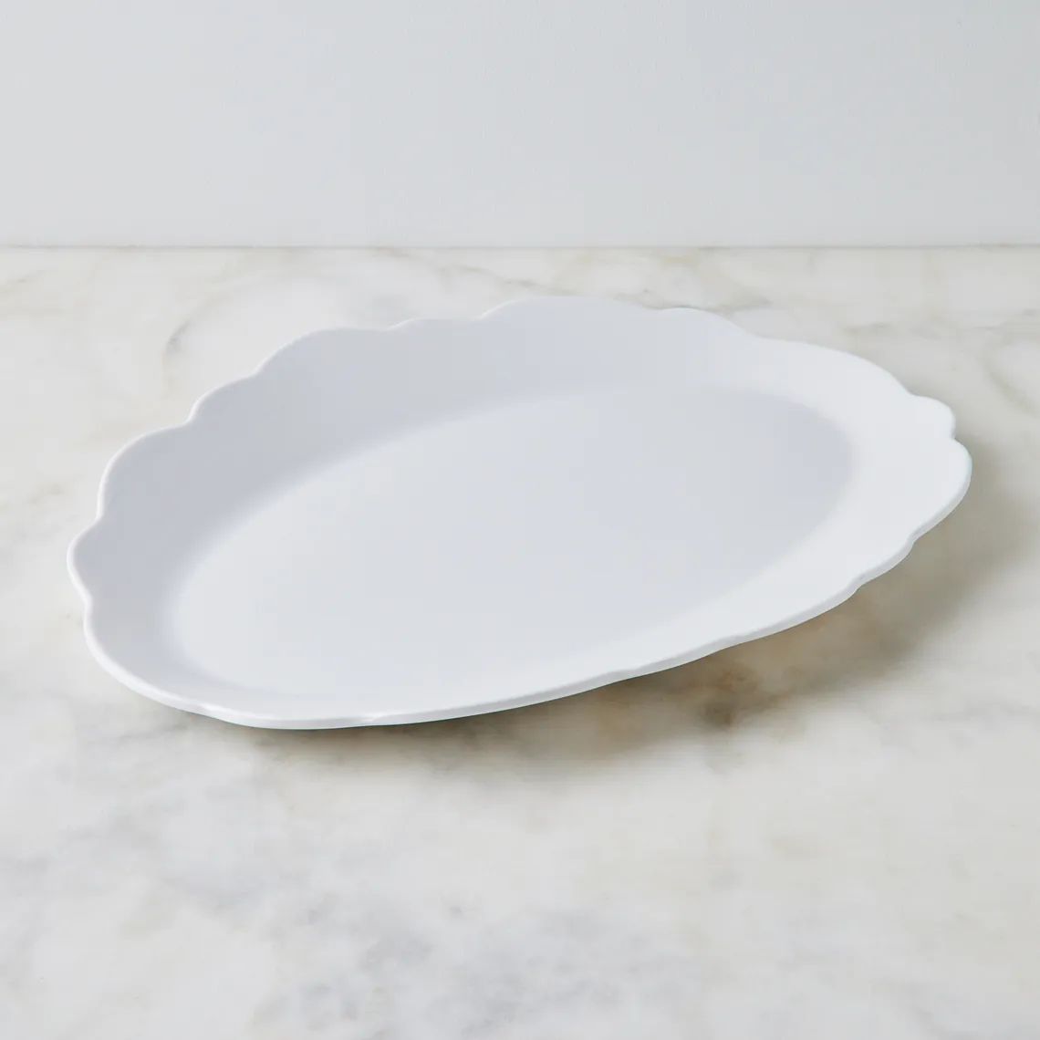 Scallop Melamine Oval Platter | Food52