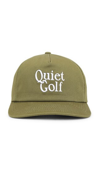 Quiet Golf Heritage 5 Panel Hat in Olive. | Revolve Clothing (Global)