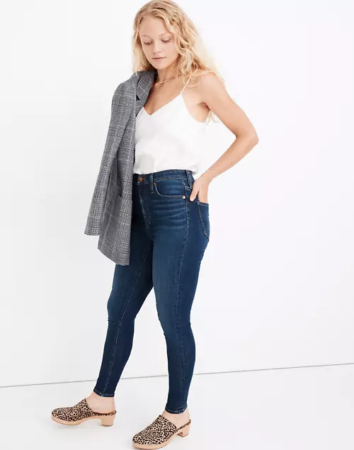 Curvy High-Rise Skinny Jeans in Sussex Wash: TENCEL™ Denim Edition | Madewell