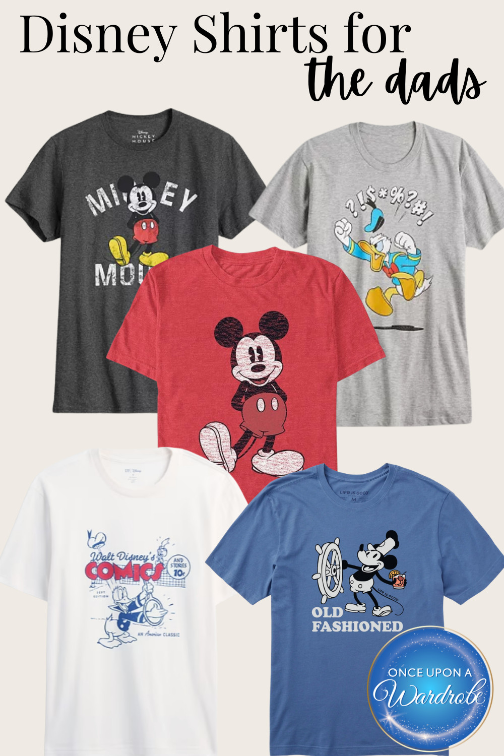 Dads deserve better Disney shirts than the classic “Most Expensive Day Ever” tee. These Mickey Mouse and Disney character shirts are fun, comfortable, and perfect for a long park day at Walt Disney World, Disneyland, or even a Disney Cruise. If you’re planning family outfits for your trip, these are great Disney shirts for men that still feel relaxed, nostalgic, and easy to wear all vacation long. 

 #LTKTravel #LTKMens