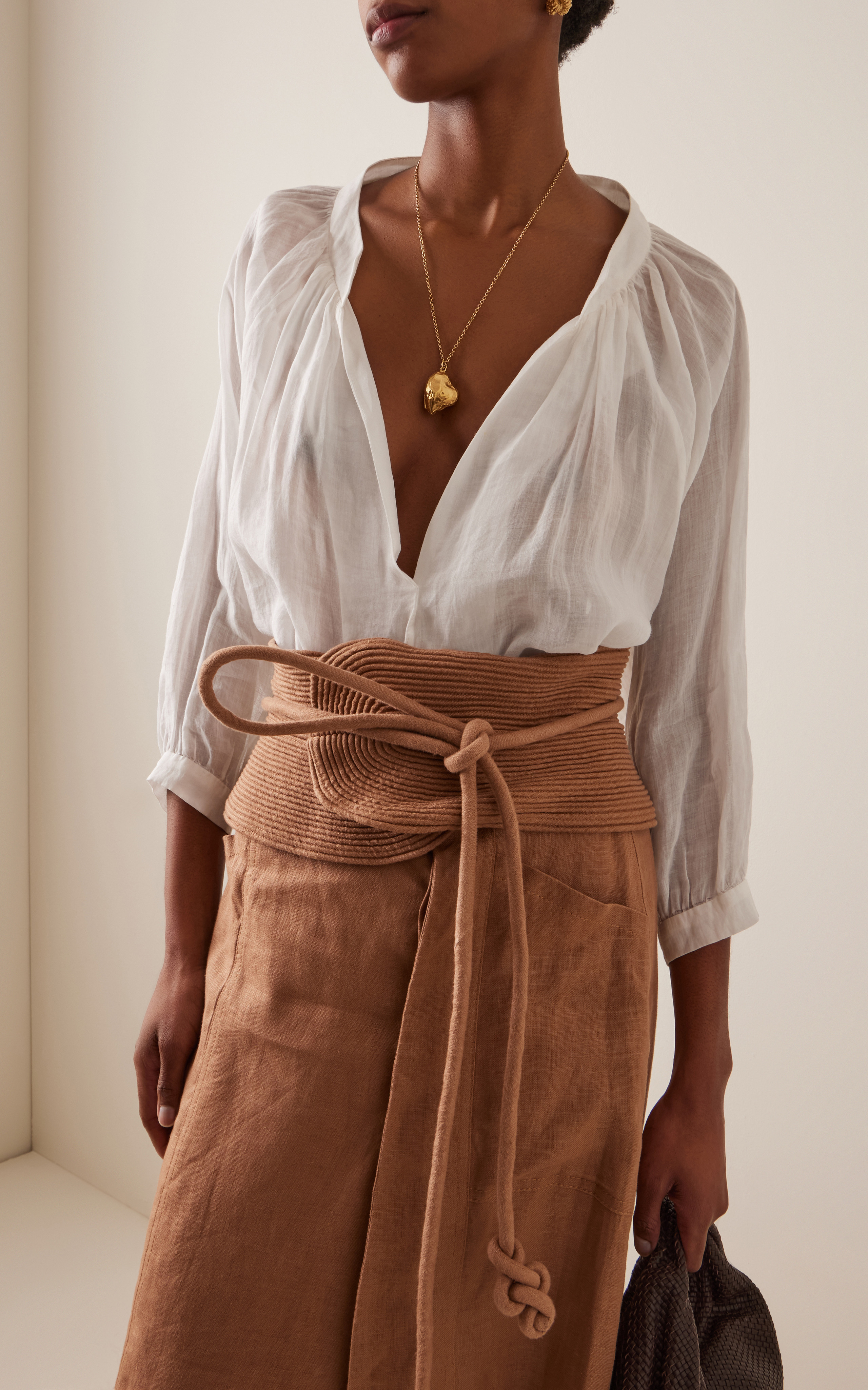 Discretos Linen Top | Moda Operandi (Global)