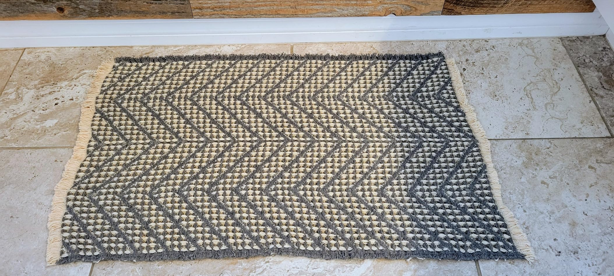 Bath Mats,Upgraded Waffle Super Absorbent Bath Mat,Bathroom Rugs Non Slip Washable, Quick Dry Sho... | Amazon (US)