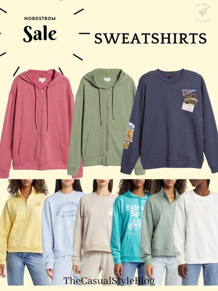 Favorite sweatshirts from the Nordstrom Sale! 



#LTKFind #LTKsalealert #LTKxNSale