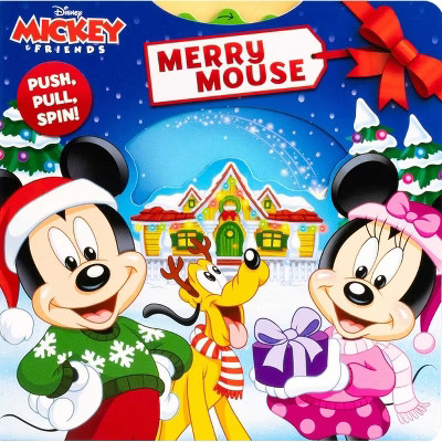 Disney Mickey: Merry Mouse - (Push-Pull-Spin Stories) by Grace Baranowski (Board Book) | Target