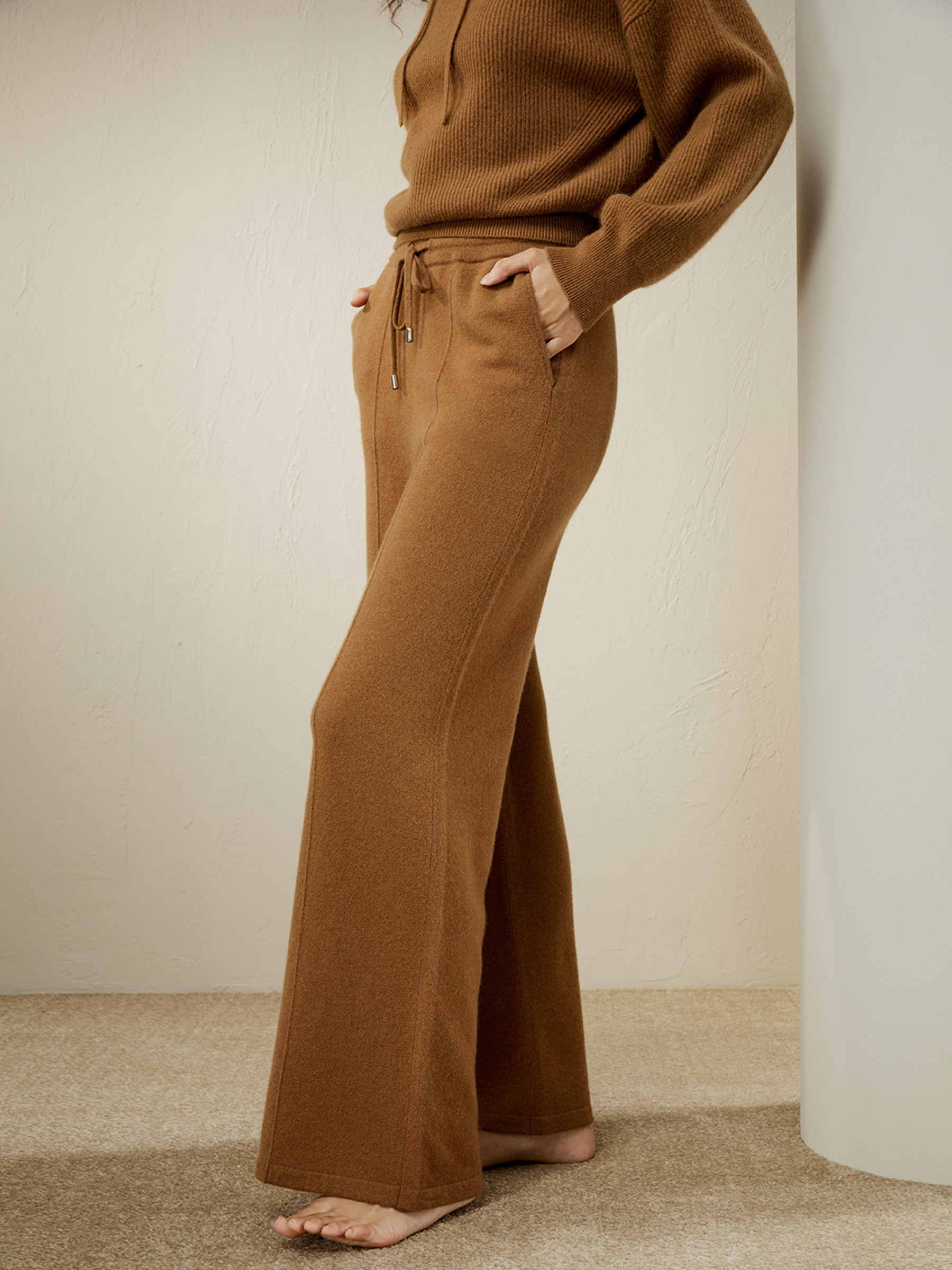 Pantalon cachemire fluide | LilySilk