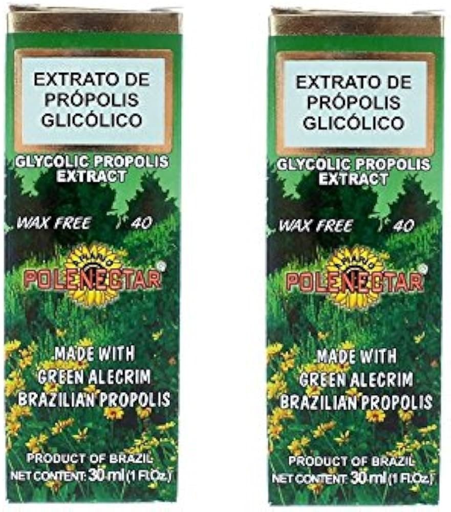 Polenectar Brazil Premium Bee Propolis Extract Wax Free 40 (30ml)-2bottles | Amazon (US)