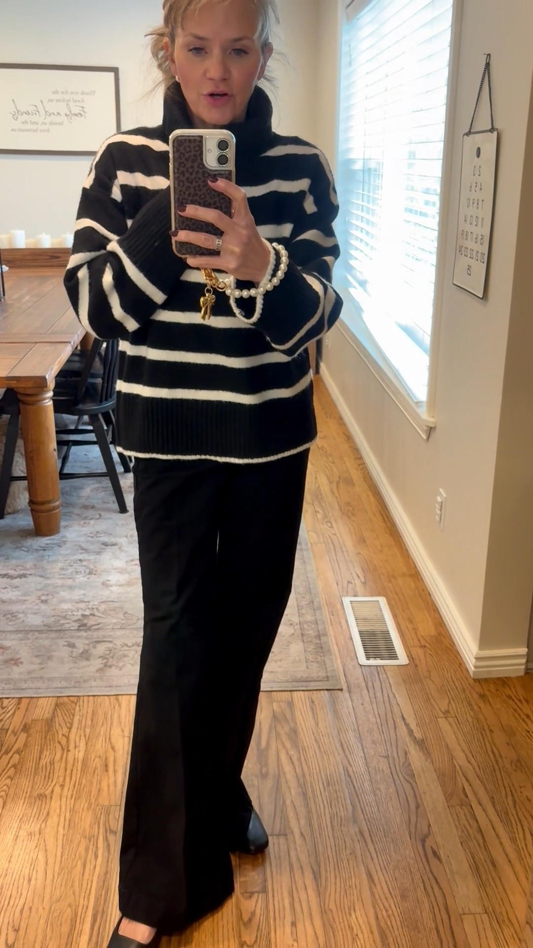 J Crew or Walmart? This sweater is so soft and lightweight! I love it so much! These pants are perfection! I love all of Sophia Vergara pants!! Size small in sweater size zero in pants. 

#LTKootd #LTKFindsUnder50 #LTKSaleAlert
