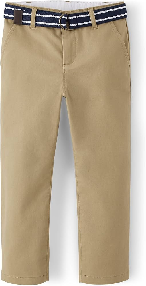 Gymboree Boys' and Toddler Belted Chino Pants | Amazon (US)