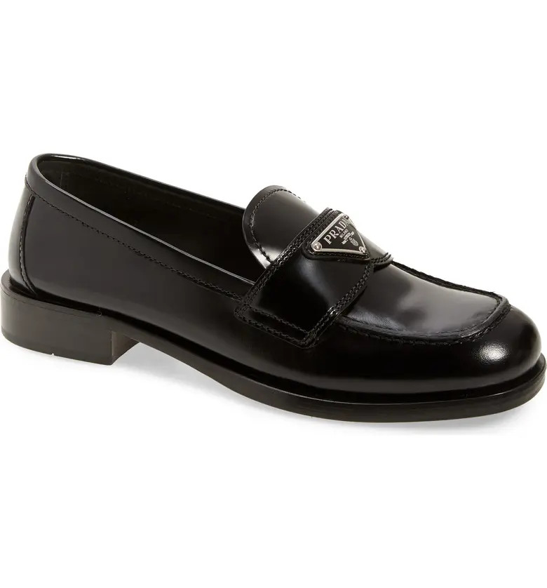 Prada Triangle Logo Loafer | Nordstrom | Nordstrom
