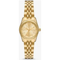 MK Petite Lexington Pavé Gold-Tone Watch - Gold - Michael Kors | Michael Kors (UK)