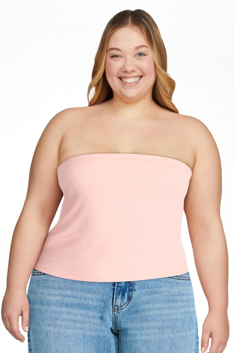 No Boundaries Cropped Tube Top, Women's XXS-XXL | Walmart (US)