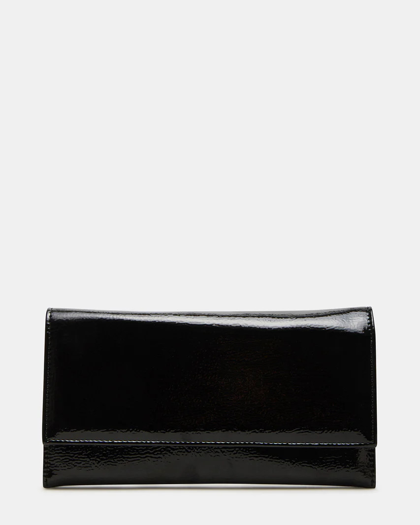 JULIANA Bag Black Patent | Women's Crossbody Clutch Handbag | Steve Madden (US)