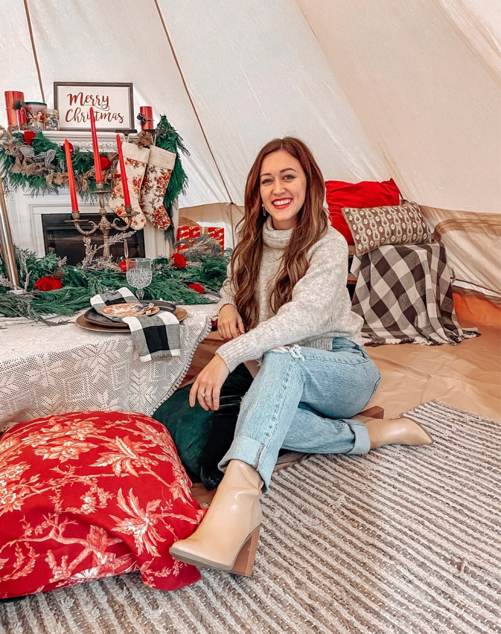 Perfect tan booties for fall or winter 

#LTKSeasonal #LTKfindsunder50 #LTKworkwear