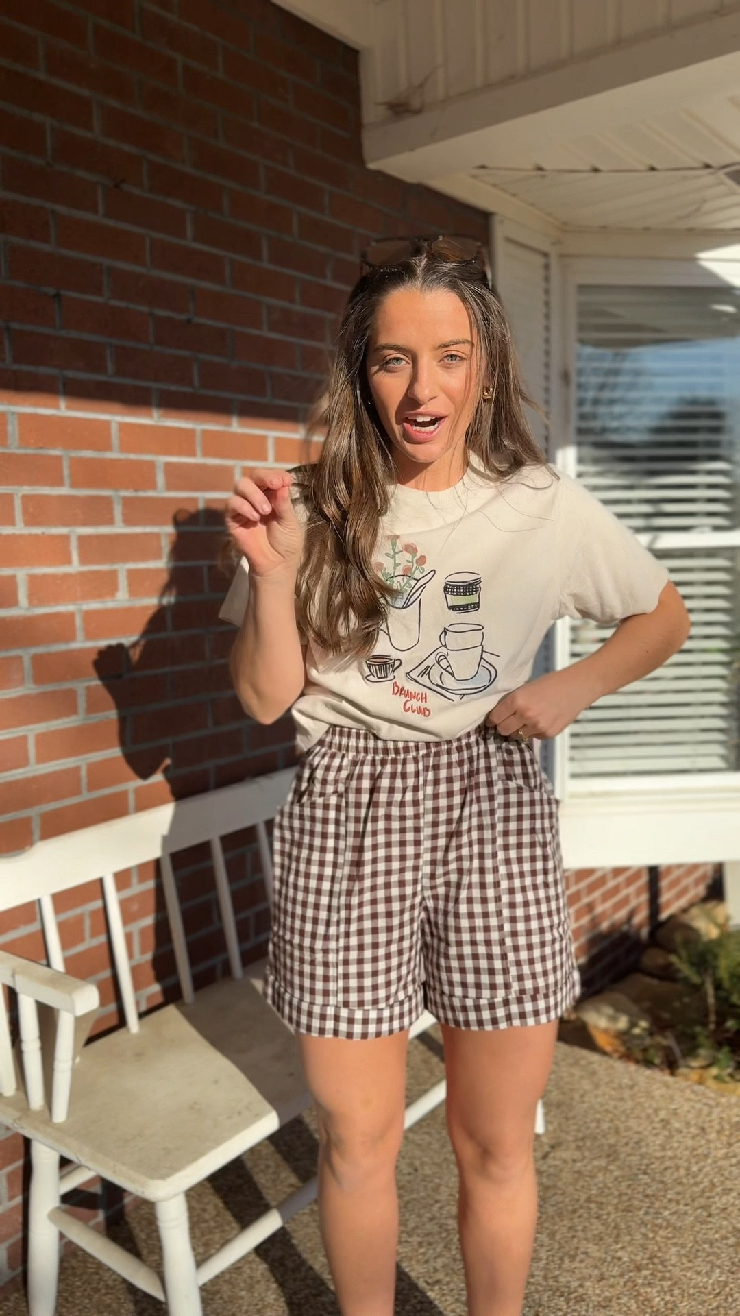 Simple spring outfit idea with some brown plaid boxer shorts 

#LTKSaleAlert #LTKgrwm #LTKootd