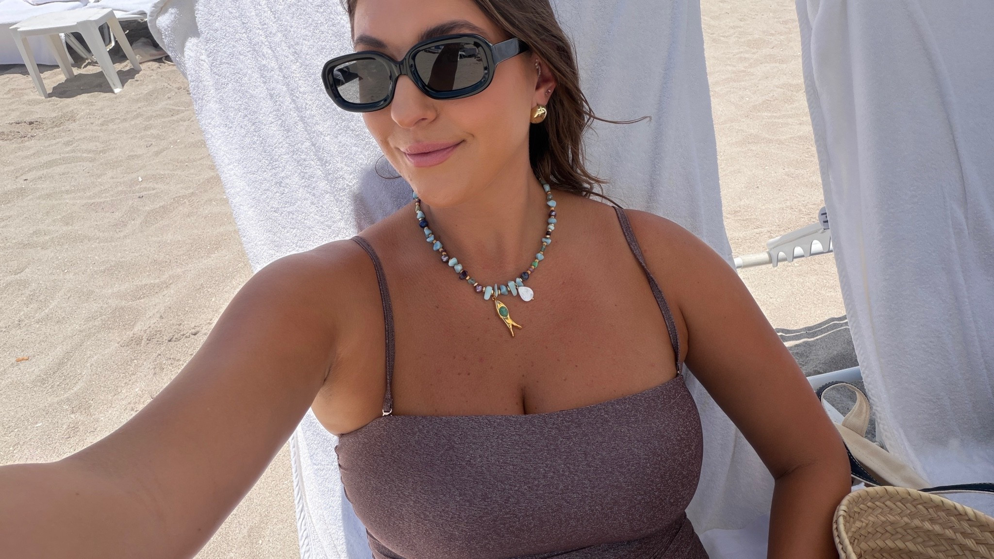 Beach days call for a matching set. ☀️🌴

brown swimsuit, one piece swimsuit, neutral swimsuit, beach outfit, resort style, vacation swimwear, tropical vacation, beach vacation, pool day outfit, coastal style, statement necklace, beach accessories, oversized sunglasses, resort wear, luxury beach style, vacation essentials, summer swimwear, neutral fashion, island vacation, chic swimwear, beach club outfit, vacation look, coastal chic, summer style, resort vacation

#LTKgrwm #LTKdayinmylife #LTKSwim