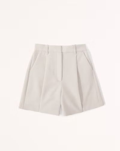 Women's Ultra High Rise Tailored Short | Women's Bottoms | Abercrombie.com | Abercrombie & Fitch (US)