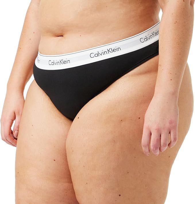 Calvin Klein Women's Thong Panties, Black, S : Amazon.co.uk: Fashion | Amazon (UK)