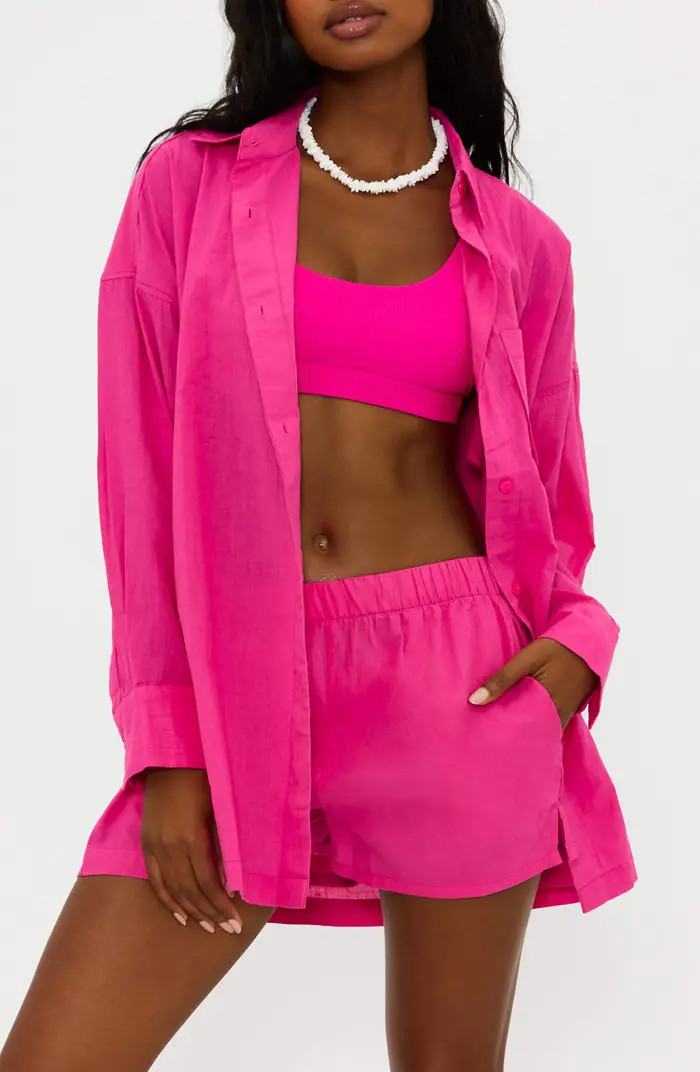 Beach Riot Alexa Cotton Cover-Up Shirt | Nordstromrack | Nordstrom Rack