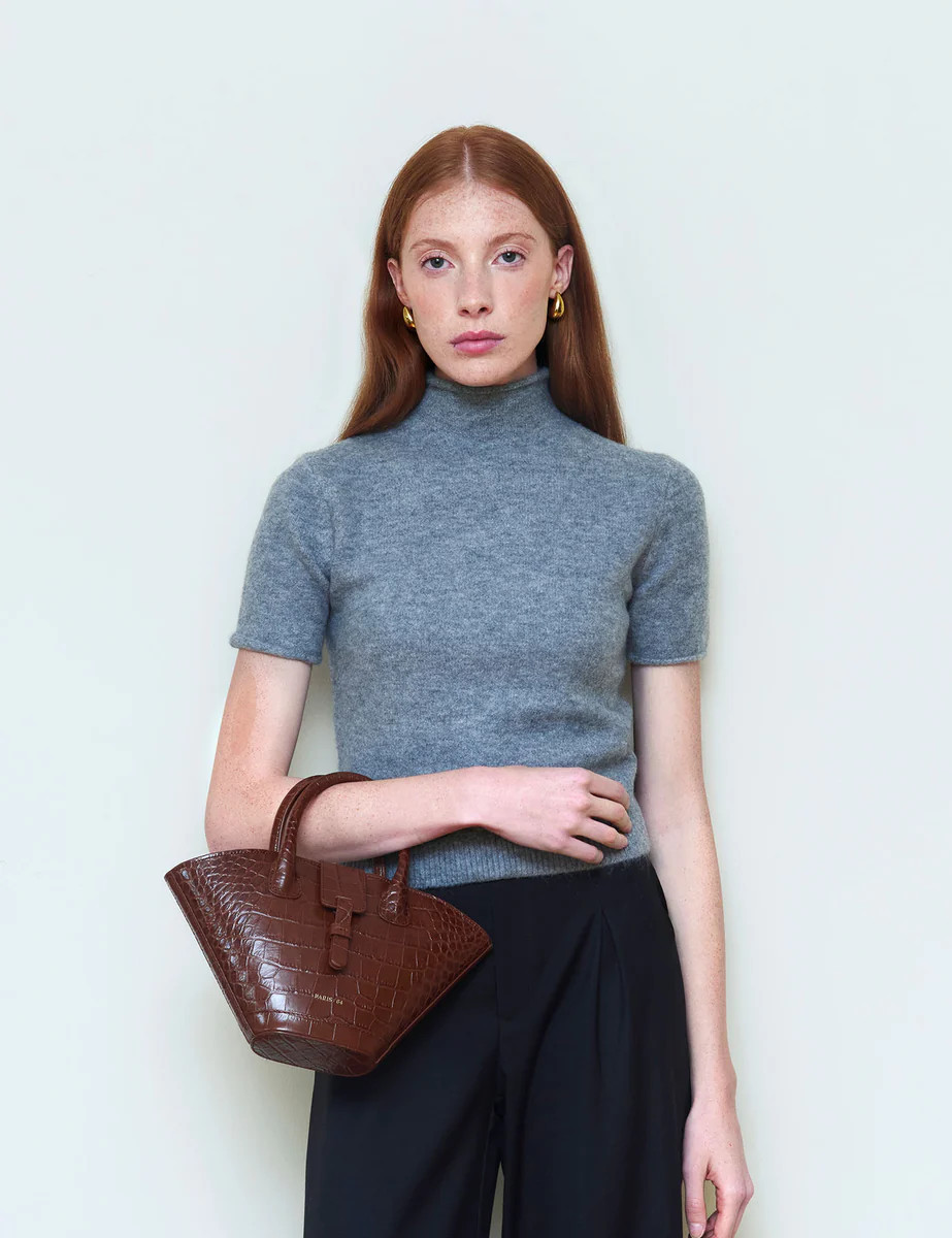 Mini Lumière Coco Cognac Bag by PARIS/64 | PARIS/64