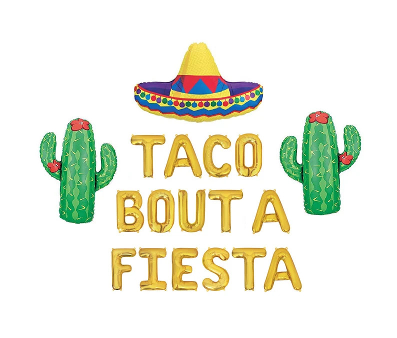 Taco Bout a Fiesta Balloons Fiesta Balloons Taco Decorations | Etsy | Etsy (US)