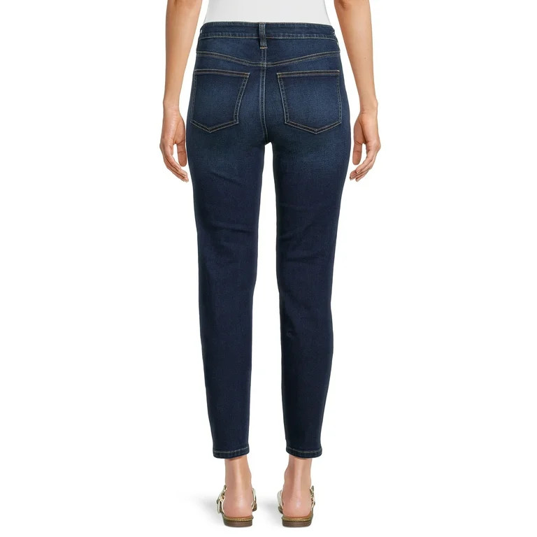 No Boundaries Juniors Button Fly Destructed Skinny Jeans - Walmart.com | Walmart (US)