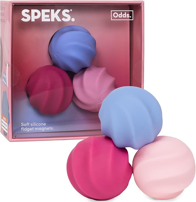Speks Odds Soft Silicone Fidget Magnets | Silent Stress Relief Toys | Textured Magnetic Balls for... | Amazon (US)