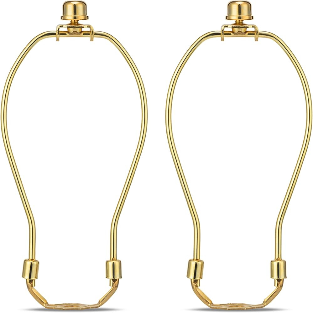 7 Inch Detachable Lamp Shade Harp Holder for Table and Floor Lamps, 2 Set Heavy Duty Lamp Shade B... | Amazon (US)