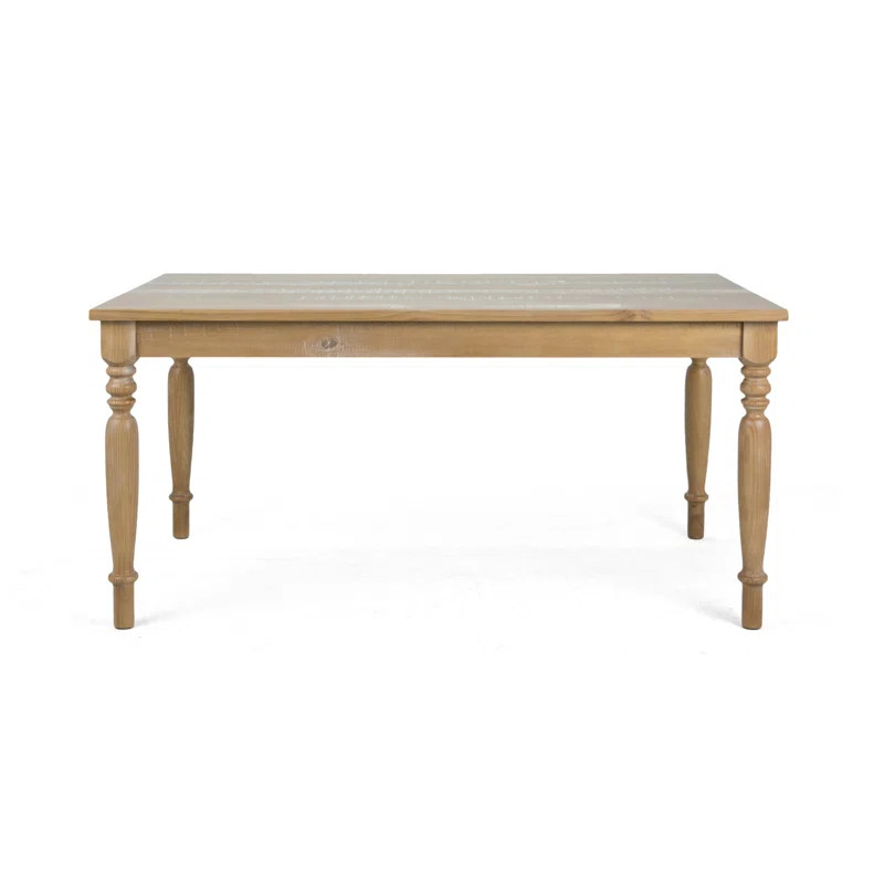 Molinaro 63'' Pine Solid Wood Dining Table | Wayfair North America