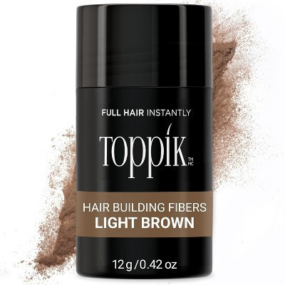 Toppik Hair Building Fibers, Light Brown, 12g | Target