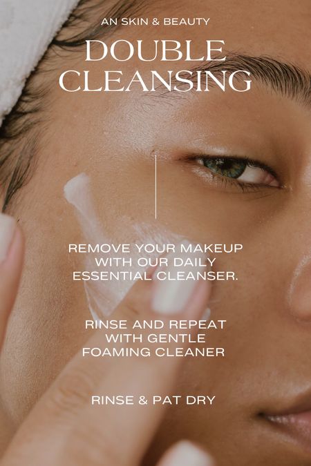 Don't forget to double cleanse BUT be careful to not dry your face out. Dry skin can cause acne or the appearance of fine lines, wrinkles and dull skin. 

Suggestion for Acne Prone Skin:
1st. Oil Control Cleanser 2nd.  Gentle Foaminf Cleanser 

Suggestion for Sensative/Normal Skin:
1st. Daily Essential Cleanser 2nd.  Gentle Foaminf Cleanser 

LVIA10 saves you an additional 10% off 



#LTKbeauty #LTKHoliday
