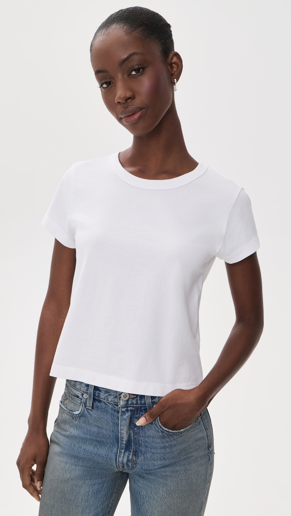 rag & bone Kelly Perfect Tee Black S | Shopbop
