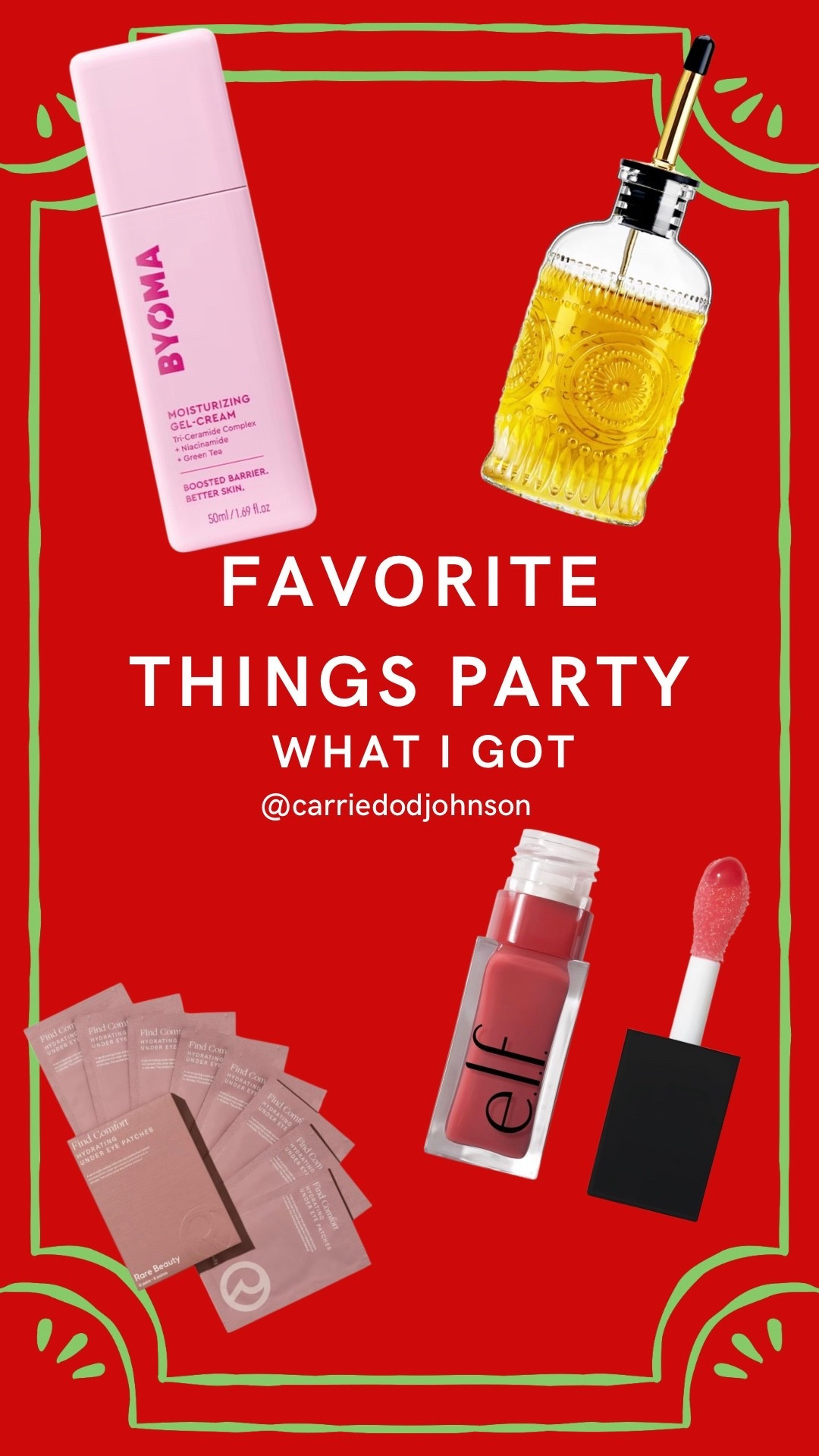 What I went home with at our favorite things party!

#LTKFindsUnder50 #LTKGiftGuide #LTKHoliday
