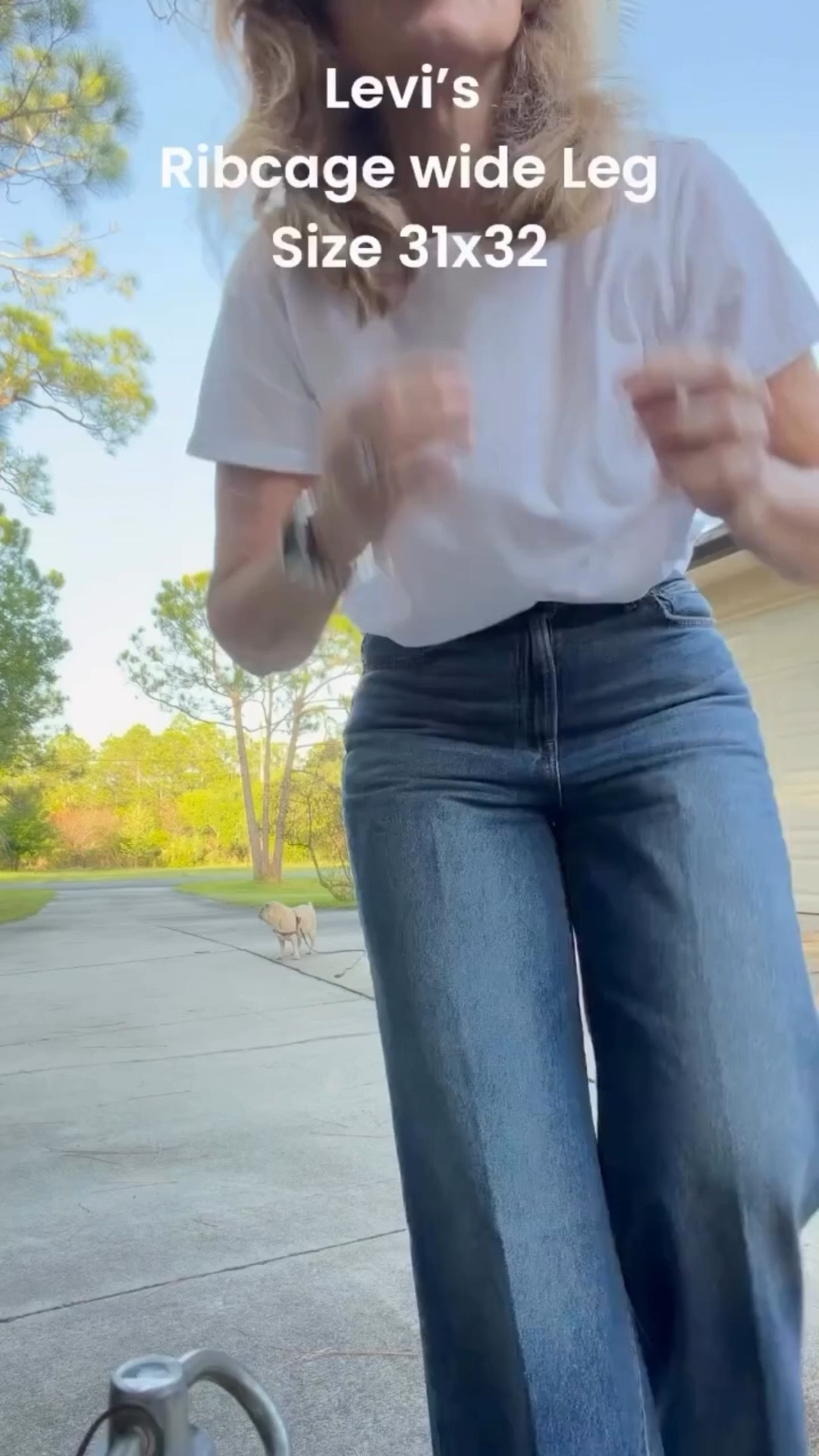 Levi’s Ribcage Wide Leg — my current favorite denim 🤍

Wearing size 31x32 for a relaxed, elongated fit.

• Ultra high-rise (snatches the waist)
• Wide leg (lengthens the legs instantly)
• Structured denim that holds its shape all day

This is the kind of jean that makes a simple outfit look styled.

Paired here with a classic white tee for that effortless, 90s minimal feel — but you can easily dress these up with a blazer or heels.

If you’ve been looking for a flattering wide-leg that doesn’t feel overwhelming… this is it.

#ltkdenim #levisribcage #widelegjeans #minimalstyle #effortlessstyle

Comment SHOP below to receive a DM with the link to this post on my LTK ⬇ https://liketk.it/64L4p ltksalealert ltkmidsize ltktall