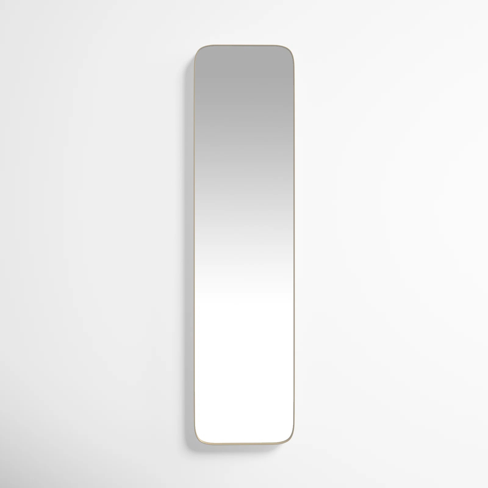 Jovanjit Metal Slim Minimalistic Wall Mirror with Thin Frame | Wayfair North America