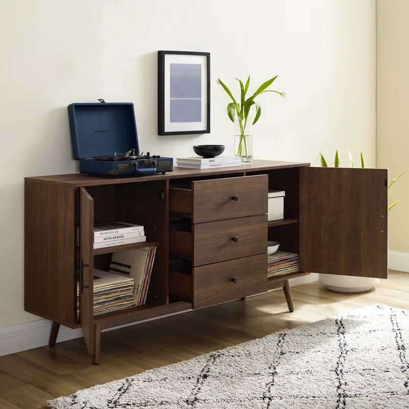 Albright 58'' Wide 3 Drawer Sideboard | Wayfair North America