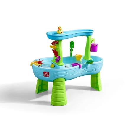 Step2 Rain Showers Splash Pond Water Table Kids Playset with 13 Piece Accessory Set | Walmart (US)