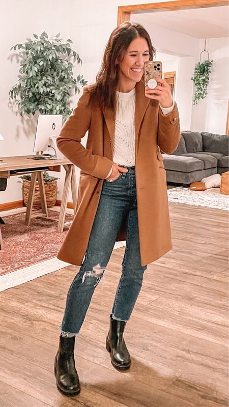 Winter outfit
Amazon fashion sweater, the drop
Winter outfits 
Wool coat
Levi jeans
Chelsea boots
Combat boots
Knit sweater 
Casual outfit 

#LTKsalealert #LTKFind #LTKSeasonal