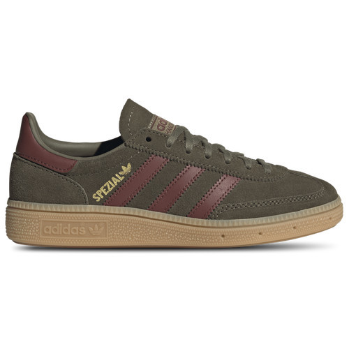 adidas adidas Originals Handball Spezial - Boys' Grade School Focus Olive/Cream/Fox Size 6.0 | Champs Sports