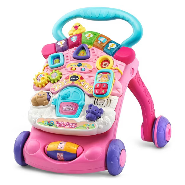 VTech Stroll and Discover Activity Walker - Pink | Target
