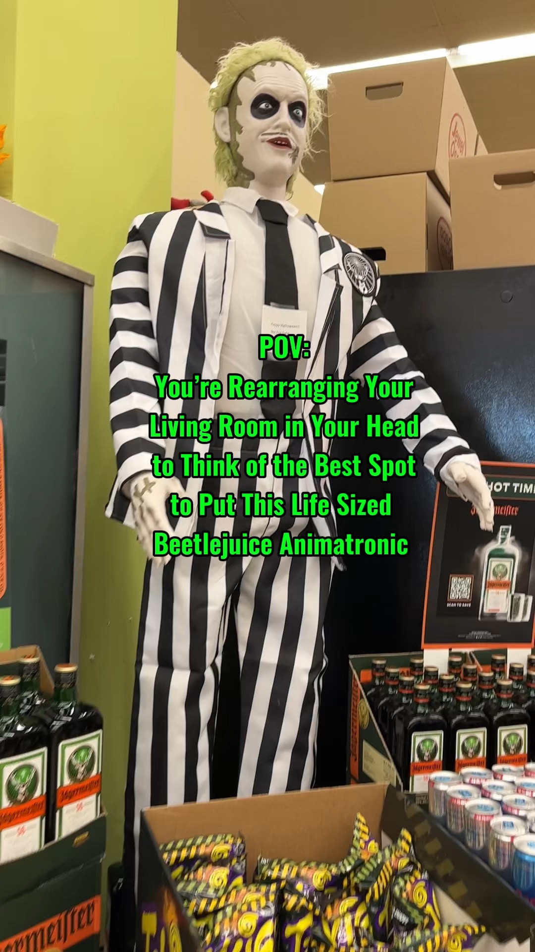 Bring Beetlejuice home with this life-sized Halloween animatronics!  

Halloween decor | talking animatronic 

#LTKVideo #LTKHalloween