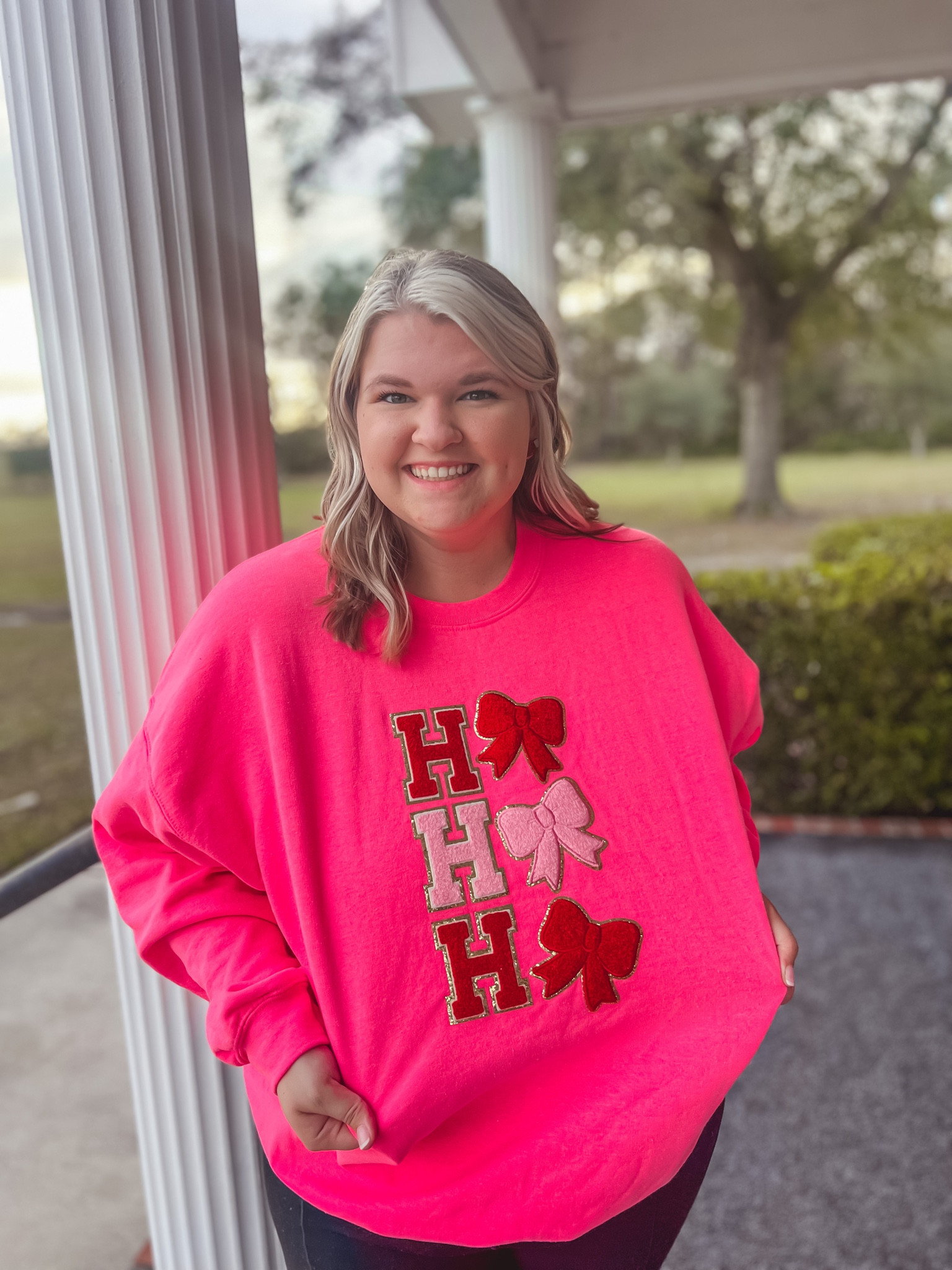 H🎀 H🎀 H🎀 in hot pink 💕🫶🏼

#LTKSeasonal #LTKHoliday