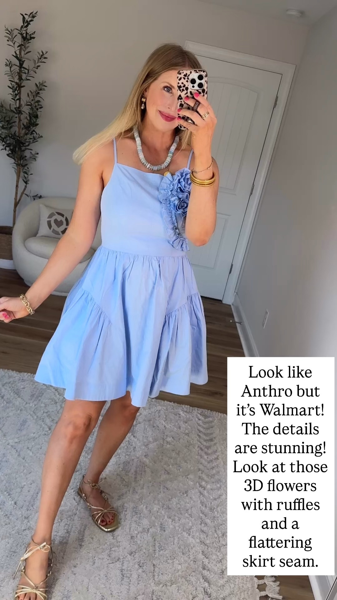 Walmart style, 3d flower mini dress

#LTKootd #LTKmomlife
