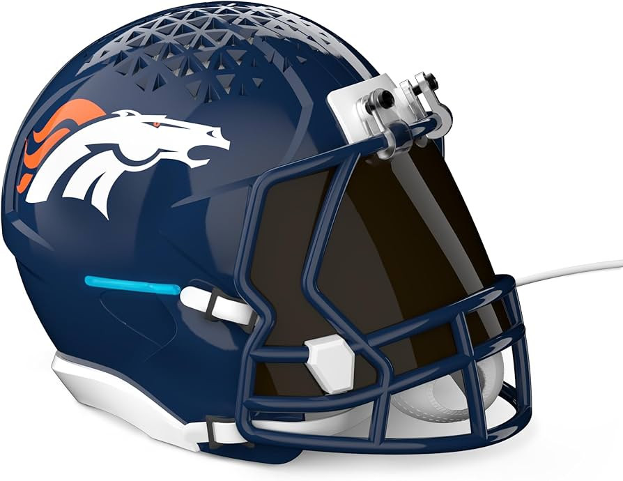 NFL Echo Dot Bundle: Includes Echo Dot | Deep Sea Blue and Limited-Edition NFL Helmet Stand | Den... | Amazon (US)
