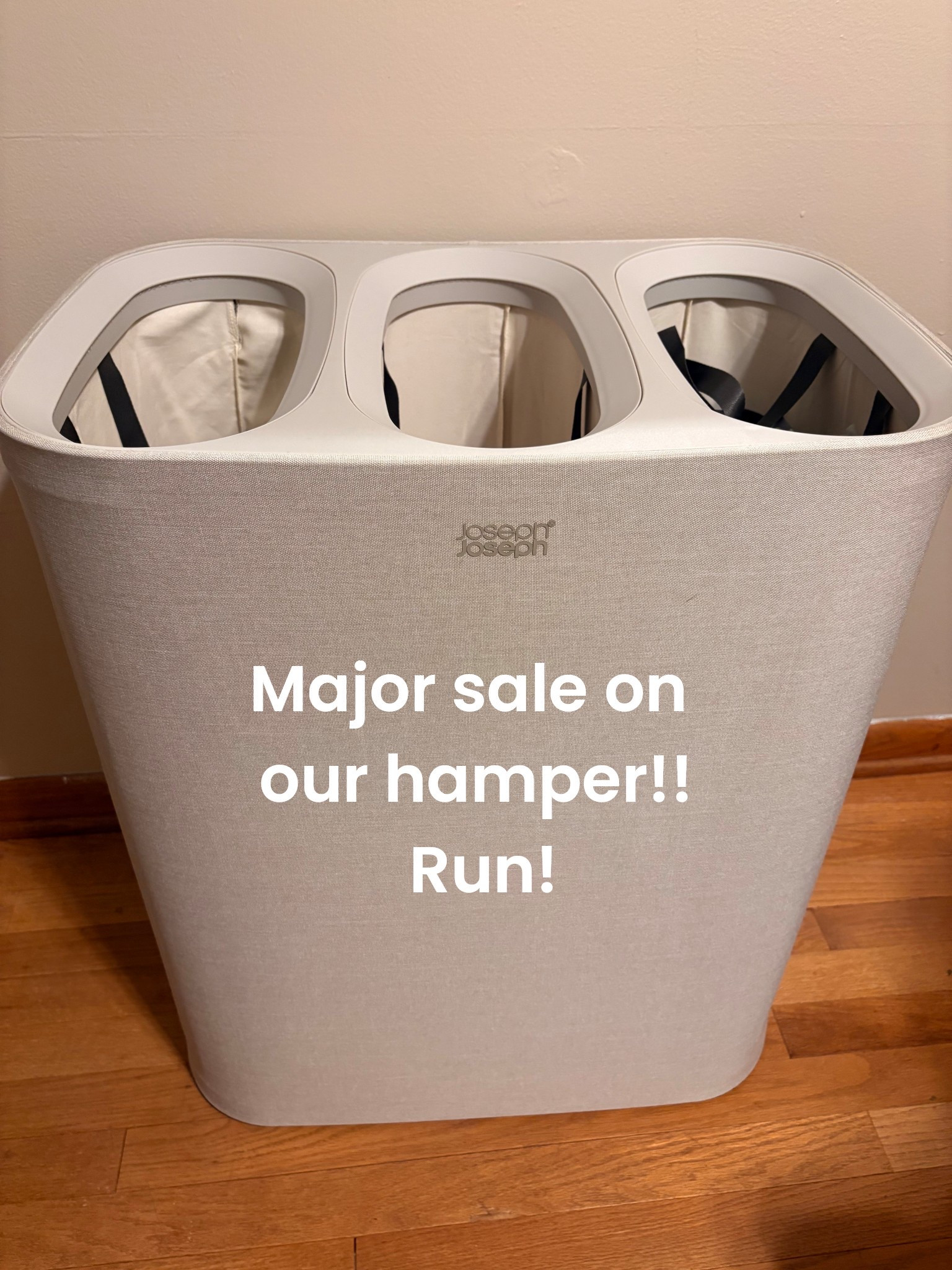 Obsessed is an understatement 😍 this Joseph Joseph Tota Laundry Separation Basket is FINALLY marked down for the Amazon Spring Sale and it’s one of those upgrades that instantly makes your home feel more put together

modern neutral aesthetic ✔️
built-in laundry separation ✔️
removable tote bags with handles ✔️
actually makes laundry easier (and prettier lol) ✔️

If you’ve been wanting to elevate your laundry room, closet, or bathroom… this is your sign. It rarely goes on sale and it WILL sell out 👀

amazon spring sale | laundry room organization | neutral home finds | aesthetic storage | home essentials | elevated everyday items

#LTKmomlife #LTKHome #LTKSaleAlert