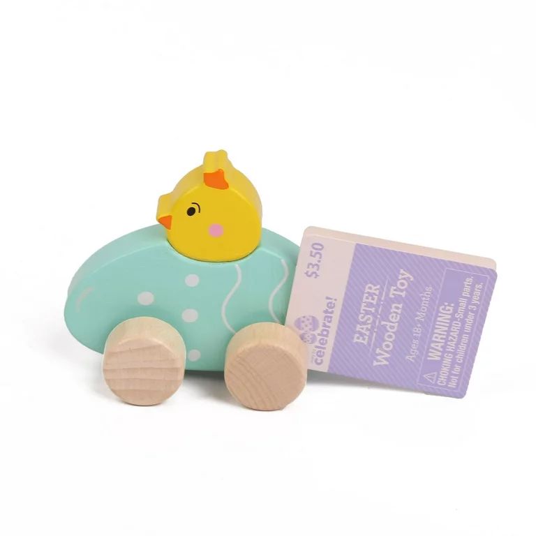 Way To Celebrate Easter Wooden Duck Car Toy | Walmart (US)