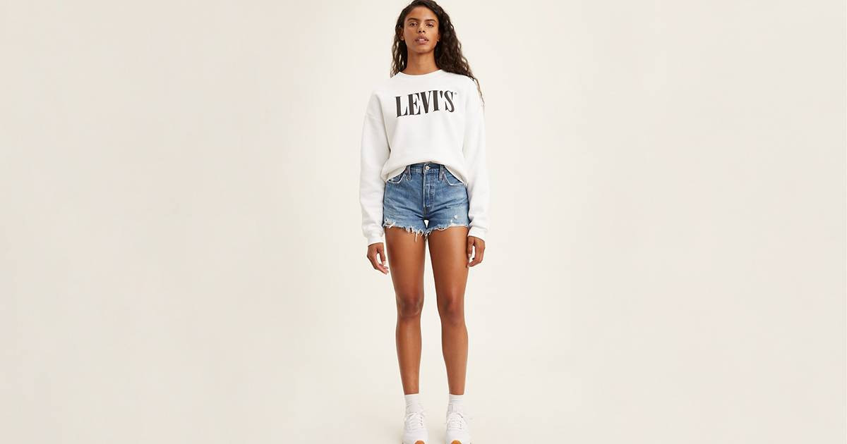 501® High Rise Women's Shorts - Medium Wash | Levi's® US | LEVI'S (US)