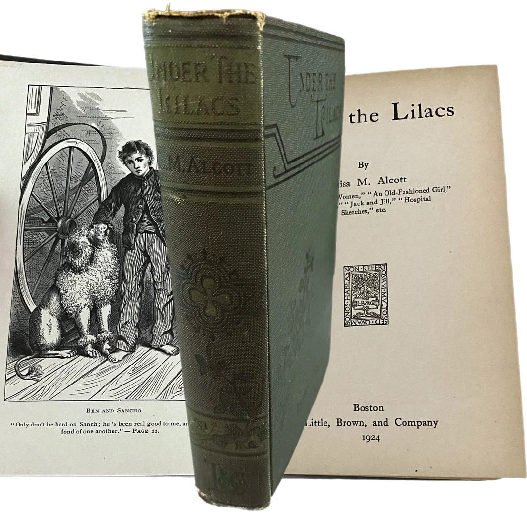 1924 Louisa May Alcott Under the Lilacs Antique Circus Runaway Book | Etsy (US)