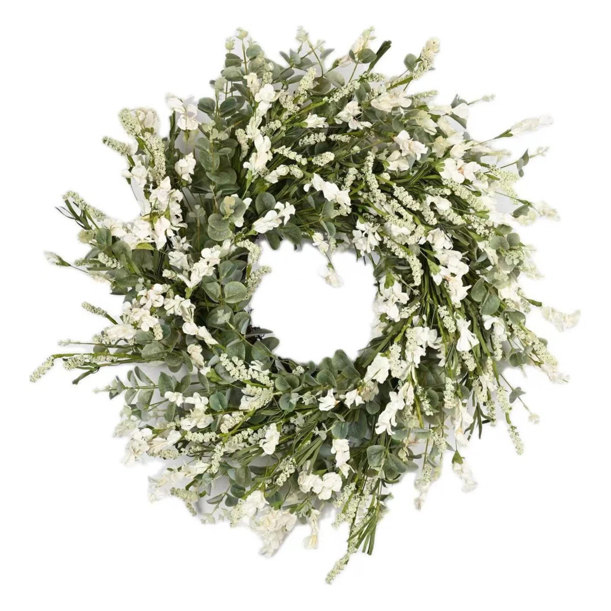Primrue 26" Artificial Spring Summer Foliage Wildflower Front Door Wreath For Wedding Party Home ... | Wayfair North America
