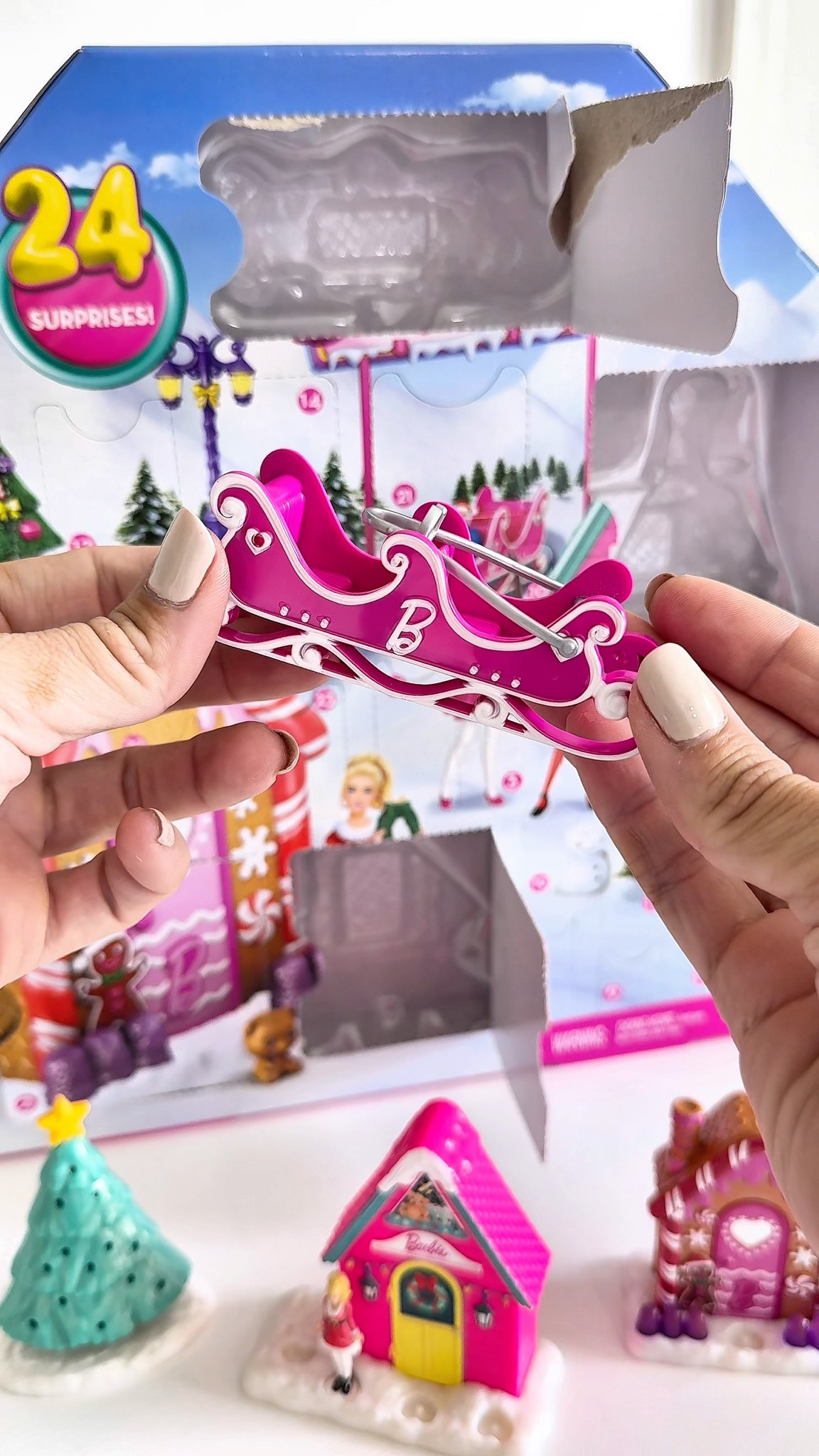 Girls Christmas advent calendar / Barbie Mini Land Collectible Advent Calendar with 1.5-Inch Dolls & 24 Days of Surprises, Winter Village Play Areas for Storytelling Fun

#LTKGiftGuide #LTKKids #LTKHoliday